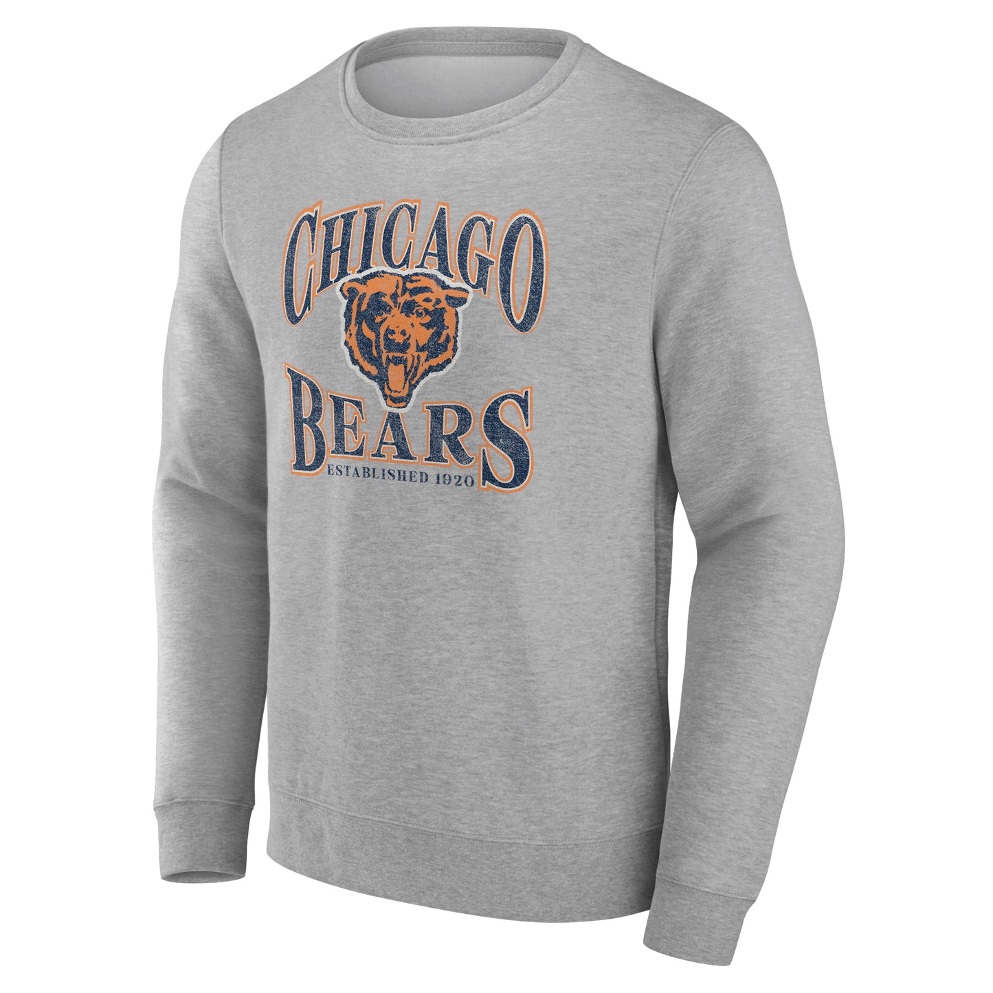 Chicago Bears Grey Playability Crew Sweatshirt