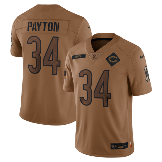 Walter Payton Chicago Bears Nike 2023 Salute To Service Jersey