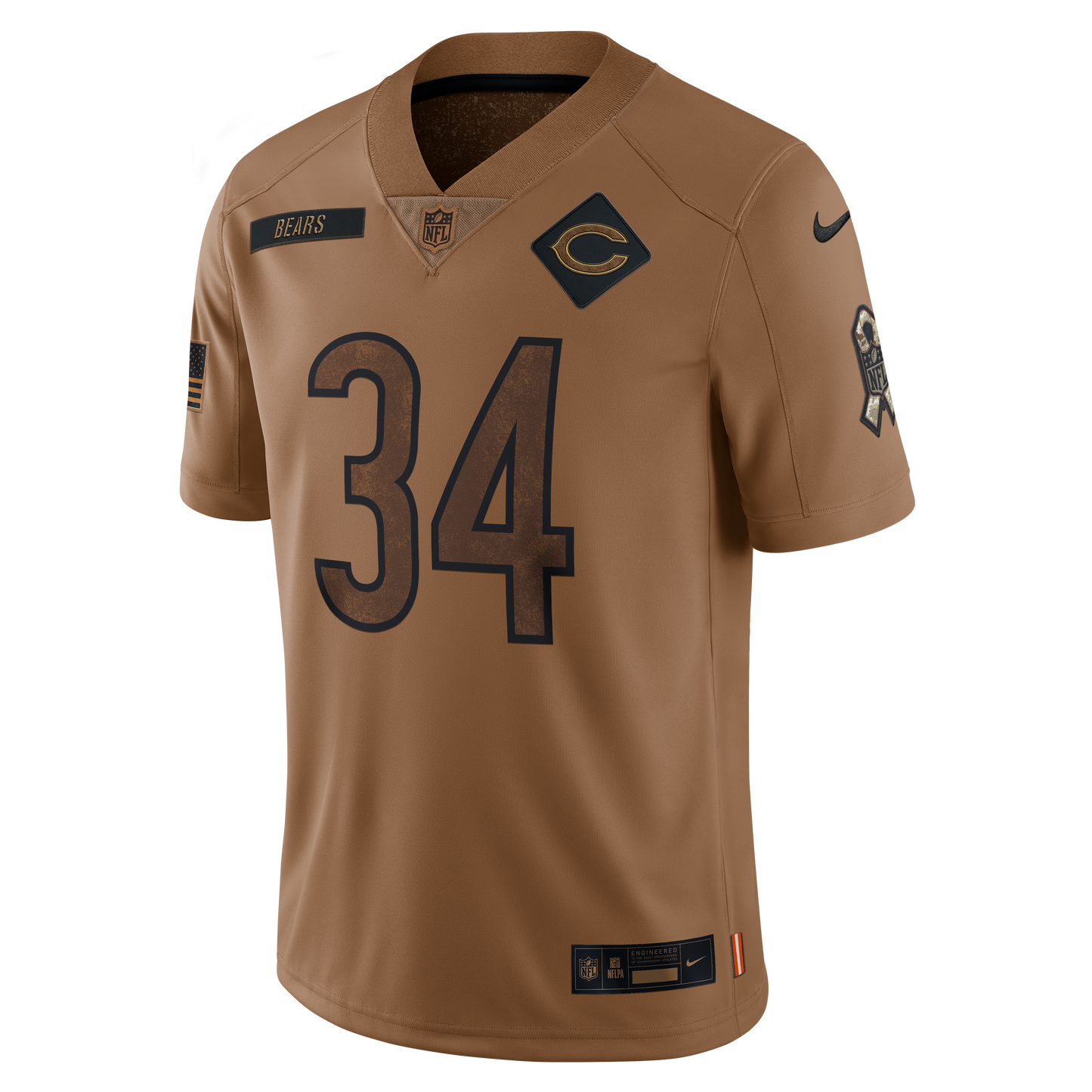 Walter Payton Chicago Bears Nike 2023 Salute To Service Jersey