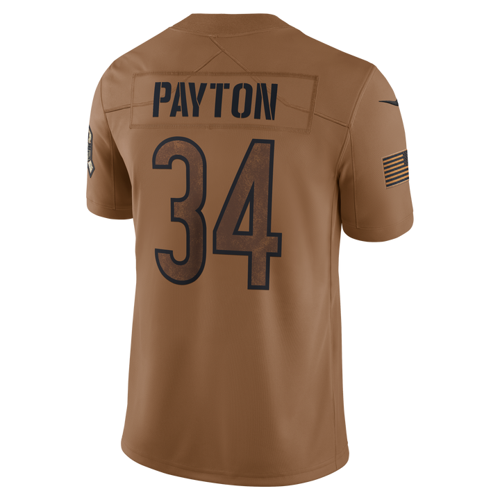 Chicago Bears Nike Game Road Jersey - White - Walter Payton - Mens