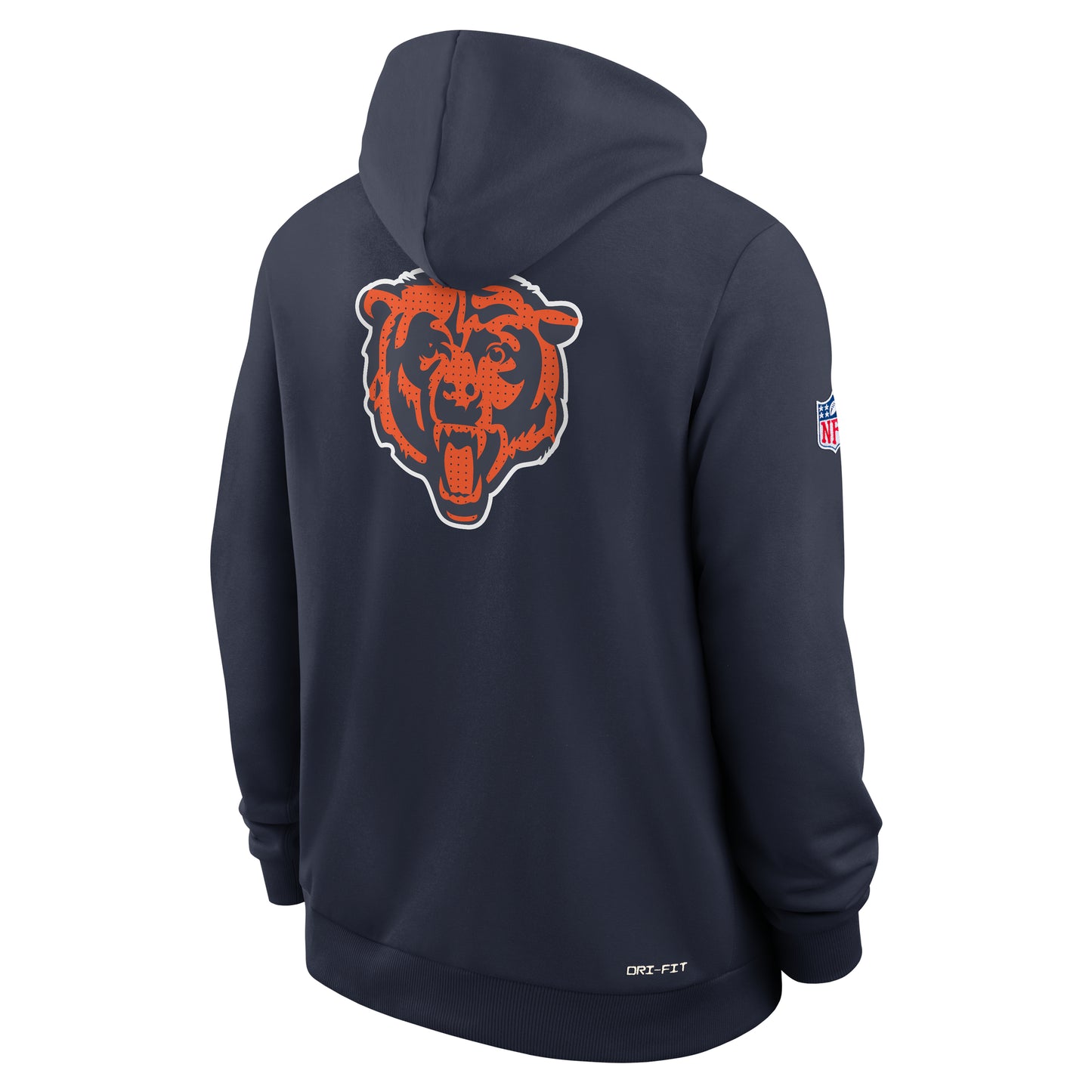 Chicago Bears Nike Men's 2025 Sideline Full Zip Hoodie