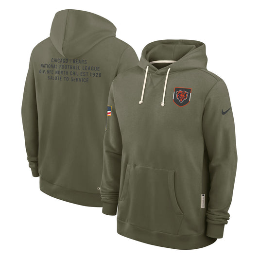 Chicago Bears Nike Men's 2025 Salute To Service Sideline Hoodie