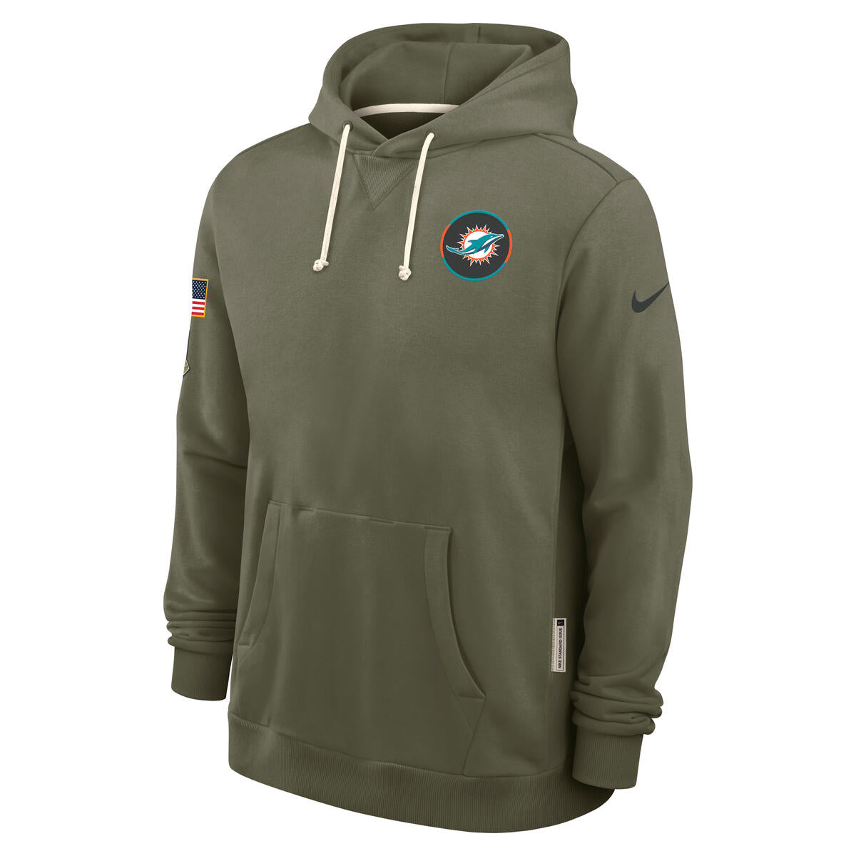 Miami Dolphins Nike Men's 2025 Salute To Service Sideline Hoodie