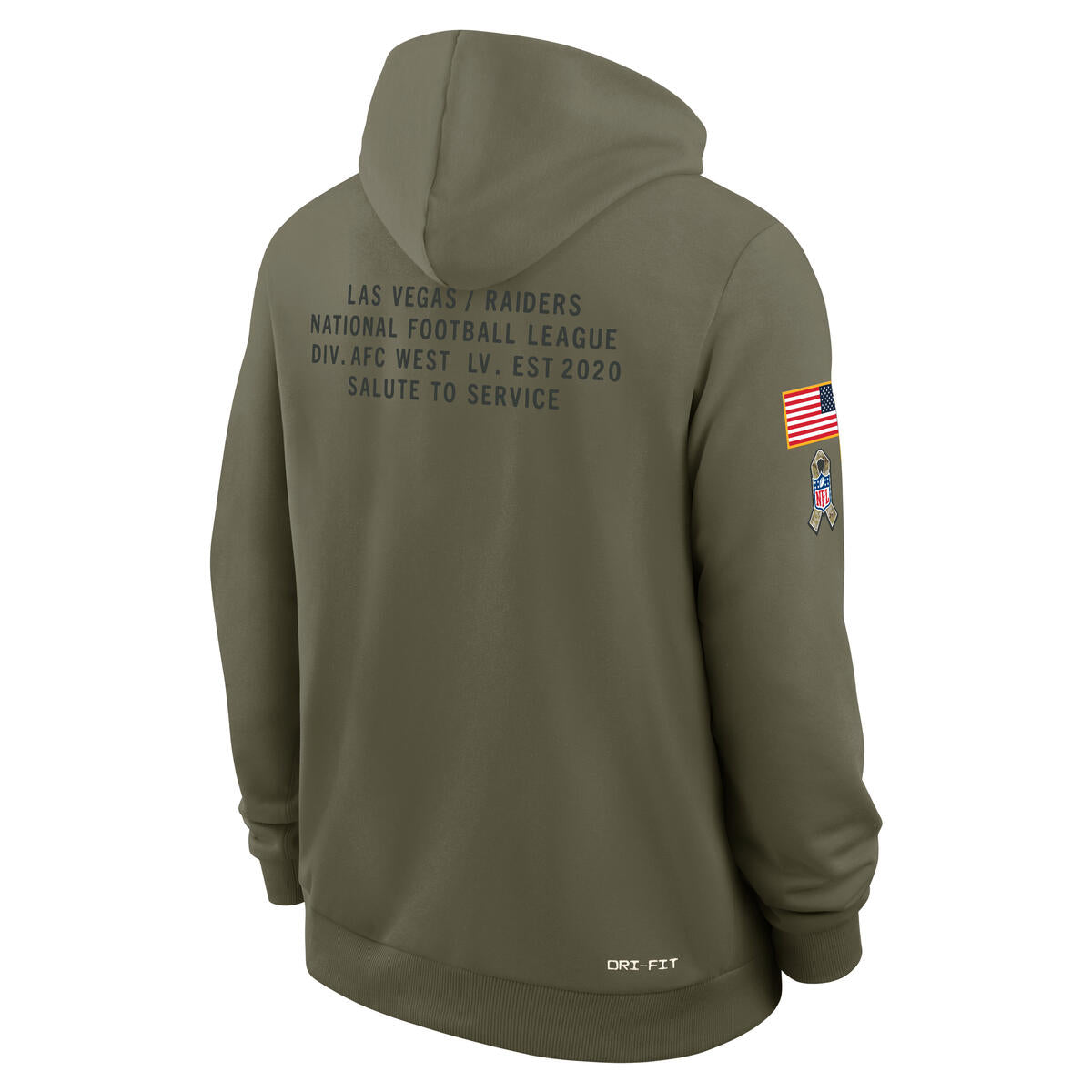 Las Vegas Raiders Nike Men's 2025 Salute To Service Sideline Hoodie