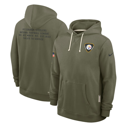 Pittsburgh Steelers Nike Men's 2025 Salute To Service Sideline Hoodie