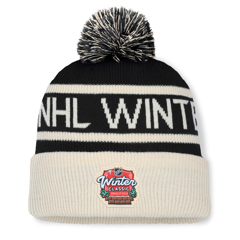 NHL 2025 Winter Classic Beanie Cuff Pom Knit Hat