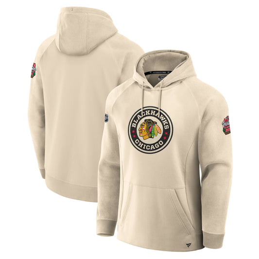 Chicago Blackhawks 2025 Winter Classic Authentic Chenille On Ice Hoodie