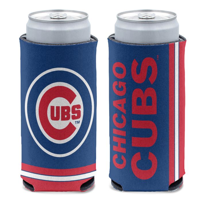 Chicago Cubs 12oz Primary Slim Can Cooler