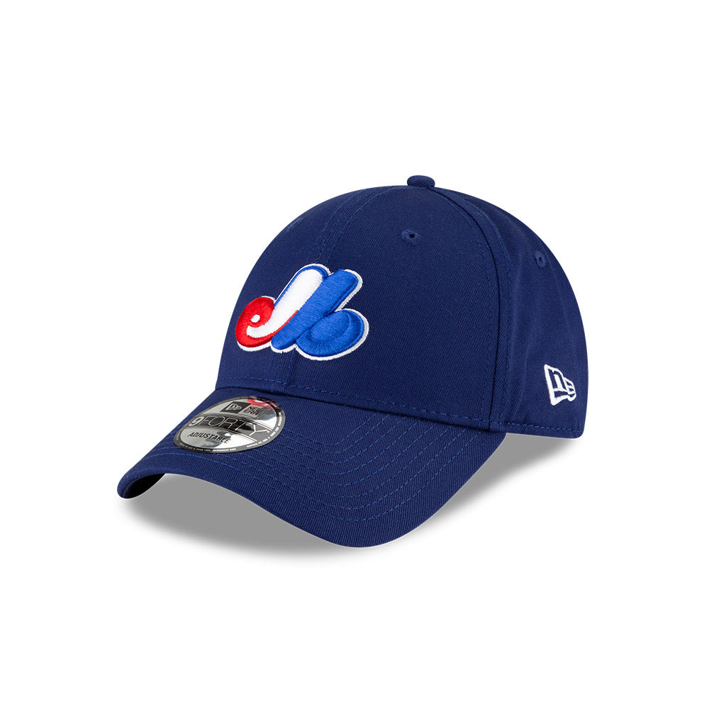 Montreal Expos New Era Interstellar 9FOFTY The League Dark Royal Adjustable Hat