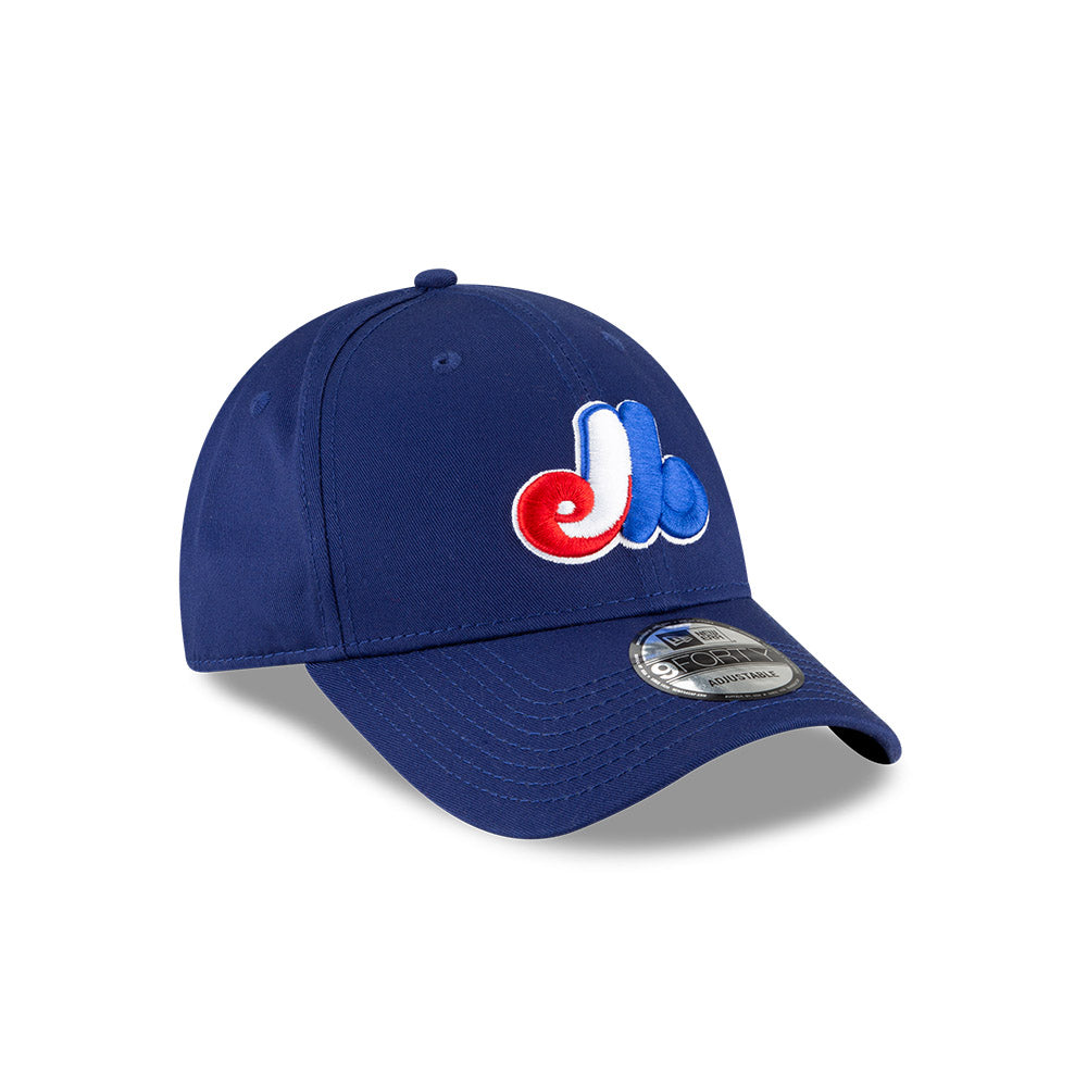 Montreal Expos New Era Interstellar 9FOFTY The League Dark Royal Adjustable Hat