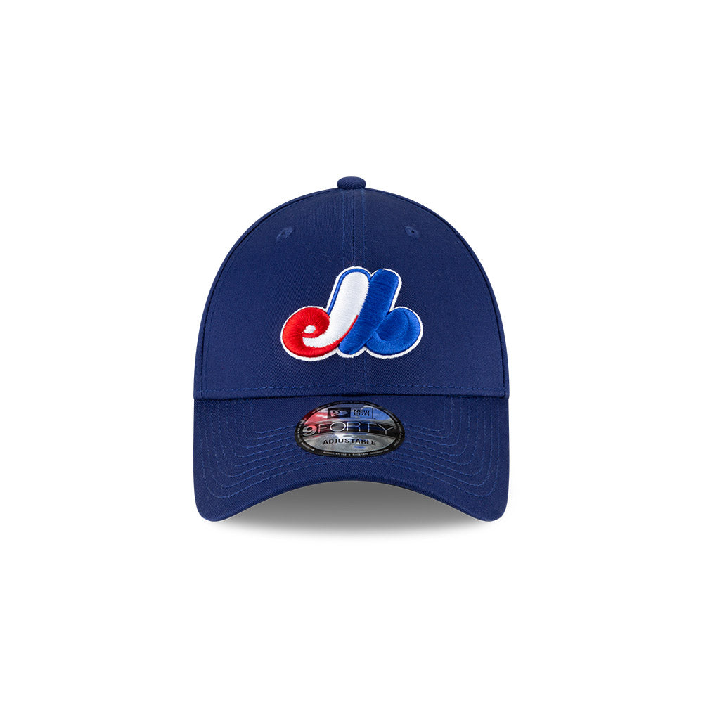 Montreal Expos New Era Interstellar 9FOFTY The League Dark Royal Adjustable Hat