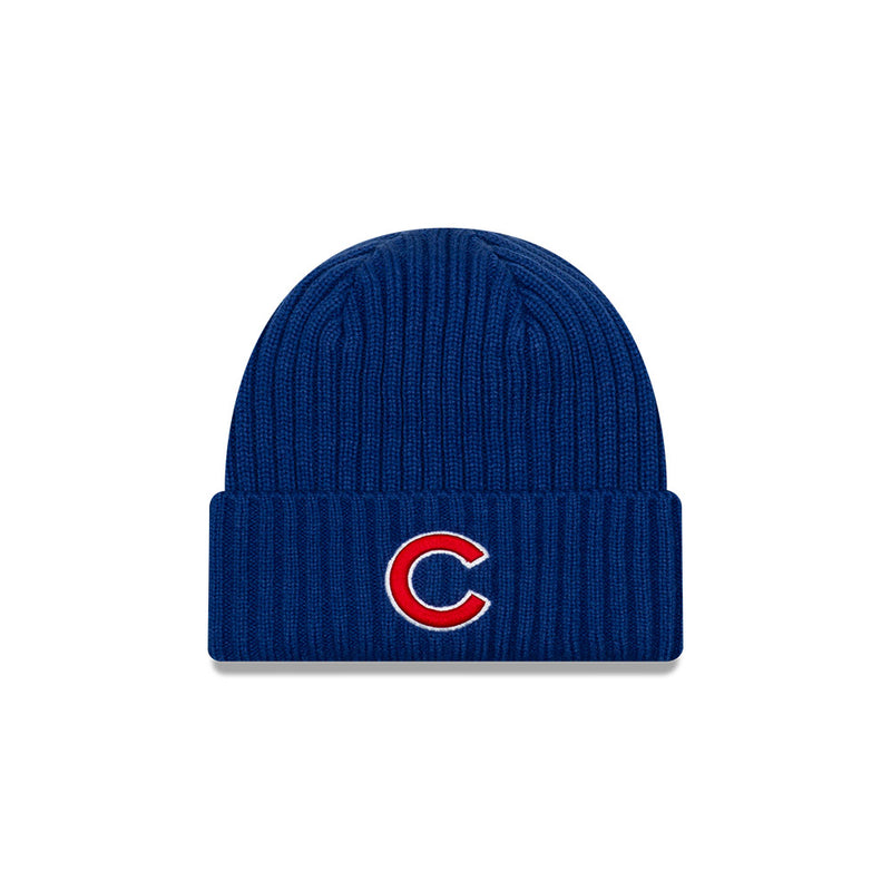 Chicago Cubs New Era Royal C Core Classic Cuffed Knit Hat