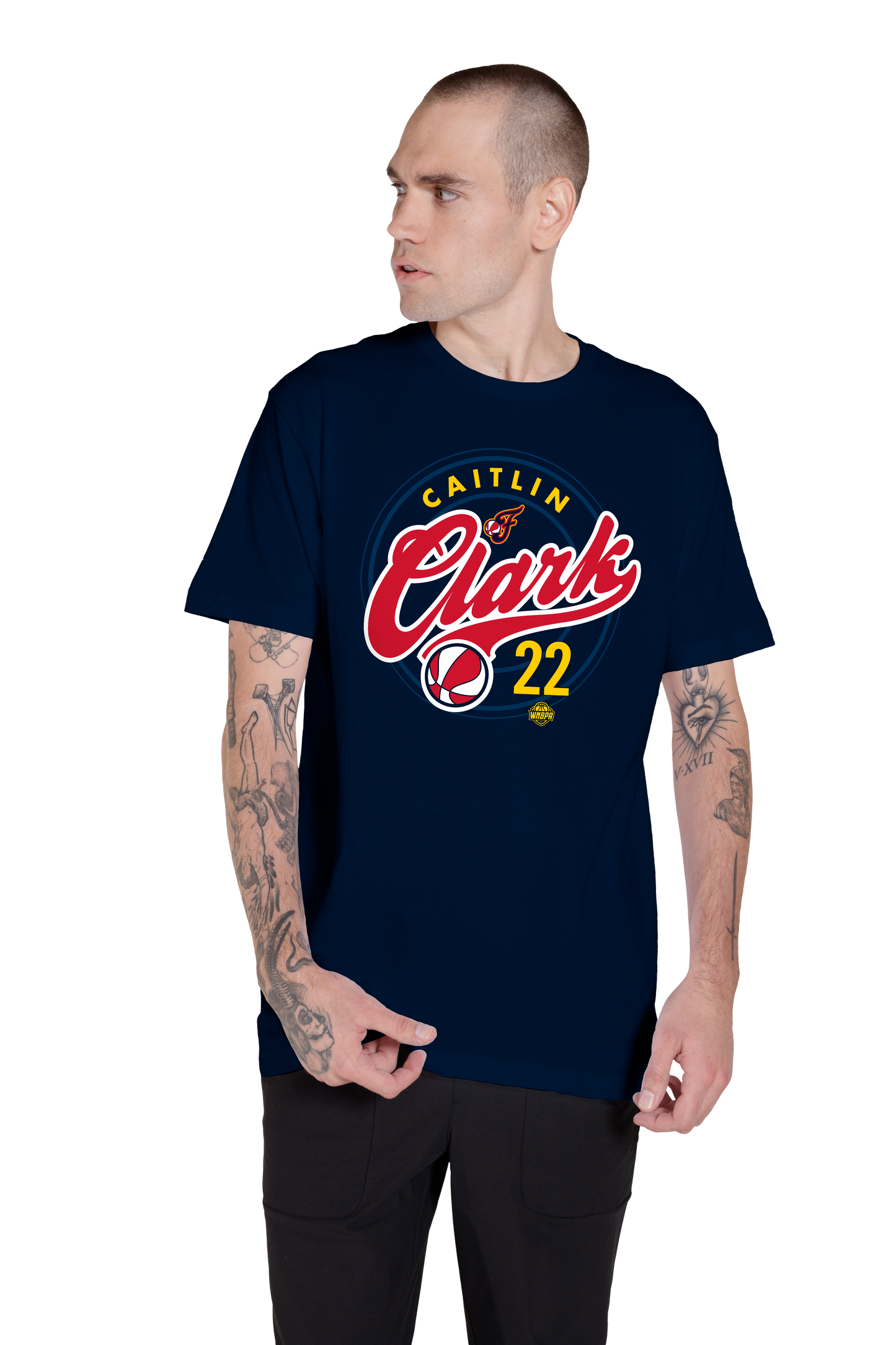 Caitlin Clark #22 Indiana Fever Runaway Navy T-Shirt