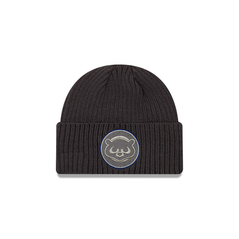 Chicago Cubs Graphite Core Classic Cuffed Knit Hat