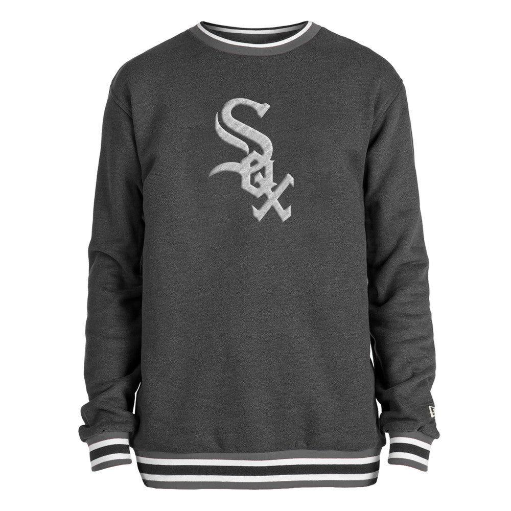 Chicago White Sox Striped Crew Neck Sweatshirt