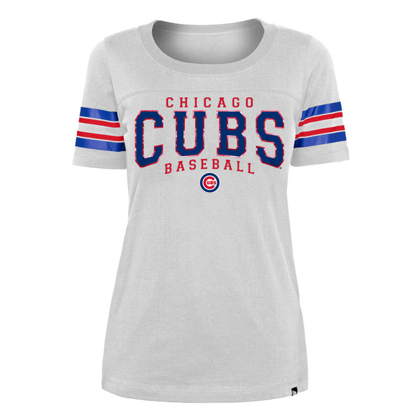 New Era Women's Chicago Cubs Pinstripe V-Neck T-Shirt - ShopStyle  Activewear Tops