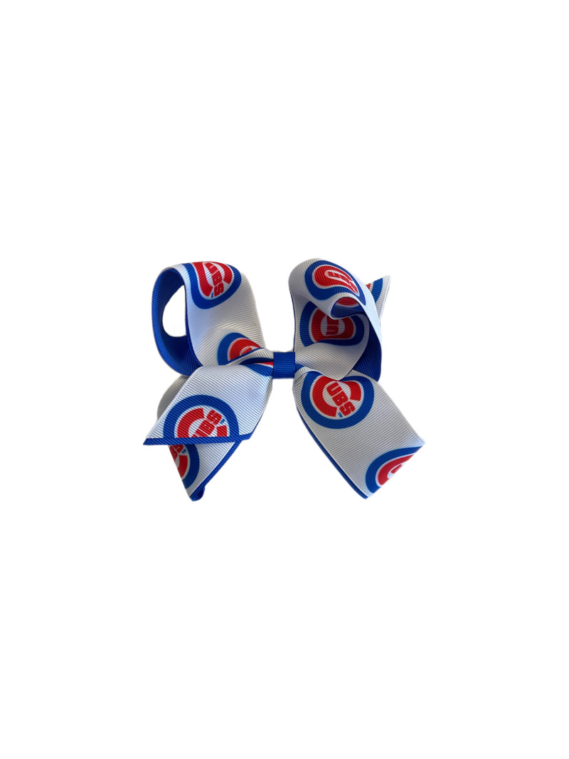 Chicago Cubs 2-Tone Hair Bow