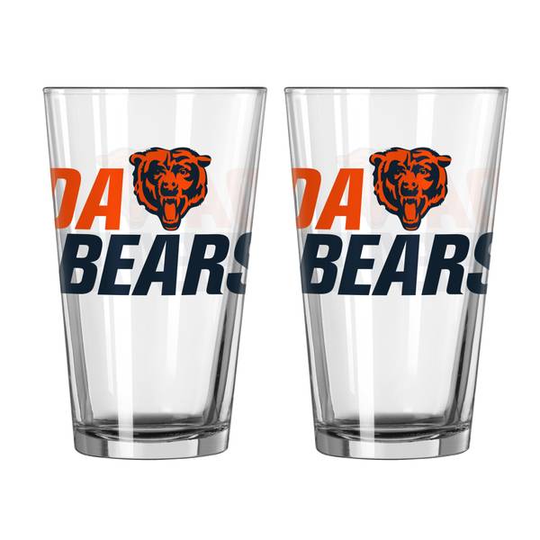 Chicago Bears 16 oz. Slogan Pint Glass