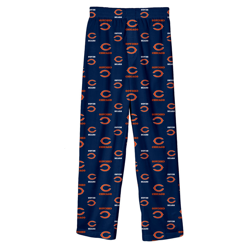 Chicago Bears Youth Navy Team Printed Pajama Pants