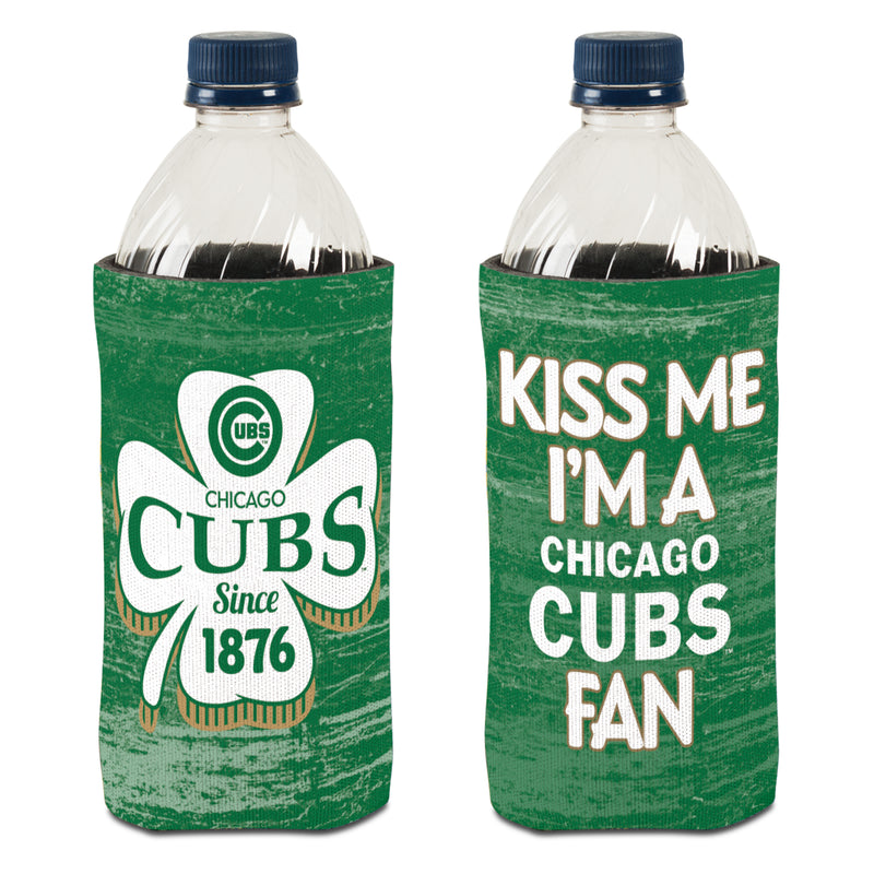 Chicago Cubs Kelly Kiss Me Irish 24 oz. Can Cooler