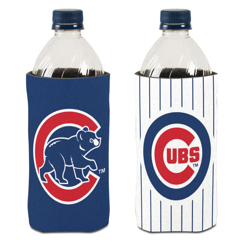 Chicago Cubs 24 oz. Pinstripe And Royal Can Coolers