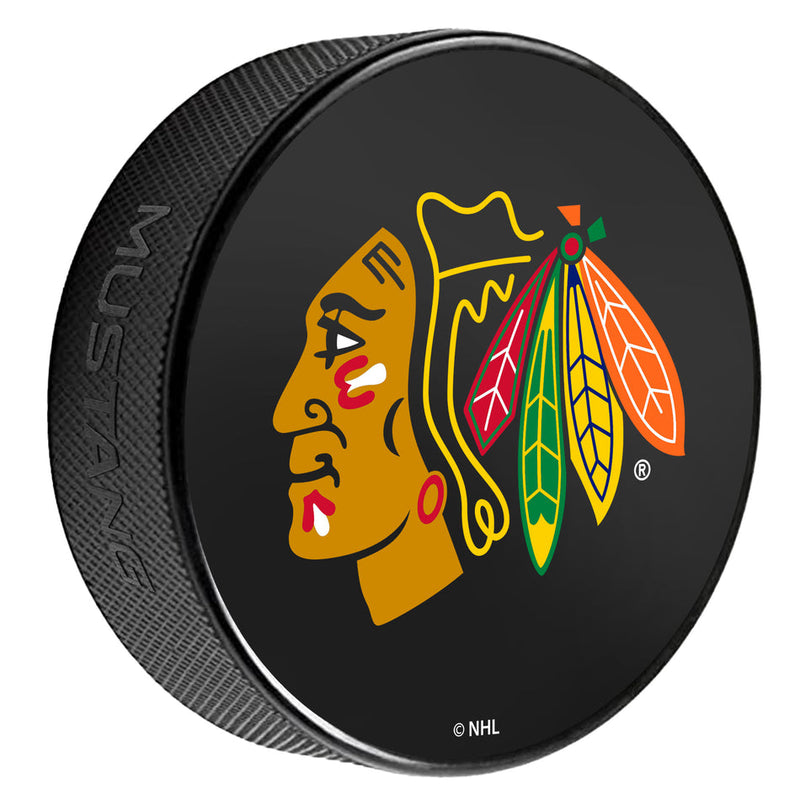 Chicago Blackhawks Primary Hockey Puck