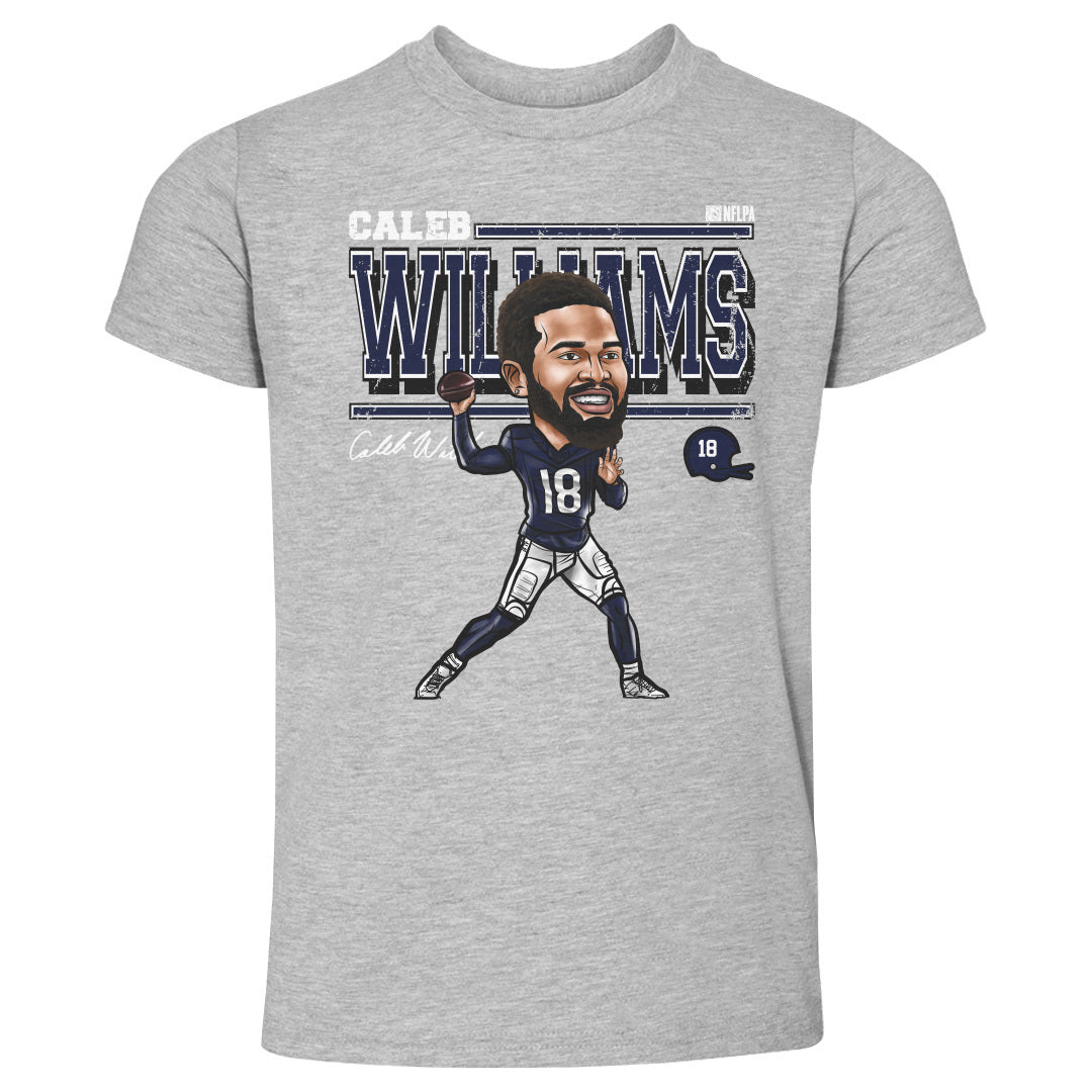 Caleb Williams Chicago Cartoon WHT