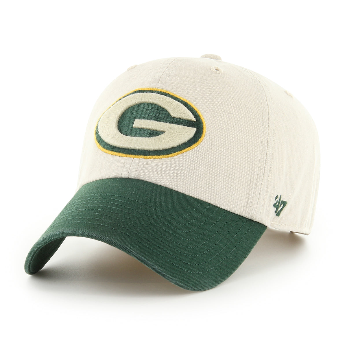 Green Bay Packers '47 Bone Sidestep Clean Up Adjustable Hat