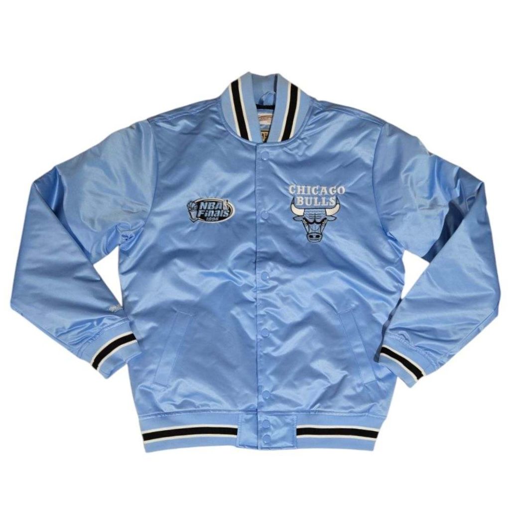 Chicago Bulls MN Light Blue Throw Down Jacket