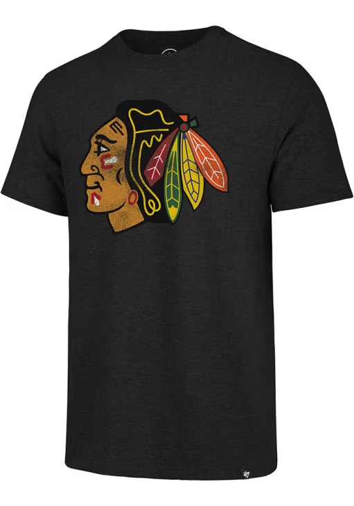 Chicago Blackhawks '47 Franklin Black T-Shirt