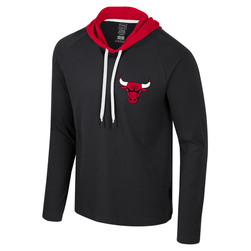 Chicago Bulls Tradition Stadium Essentials Long Sleeve Hood Tee