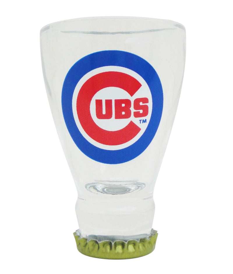 Chicago Cubs Beer Cap Bottom Shot Glass