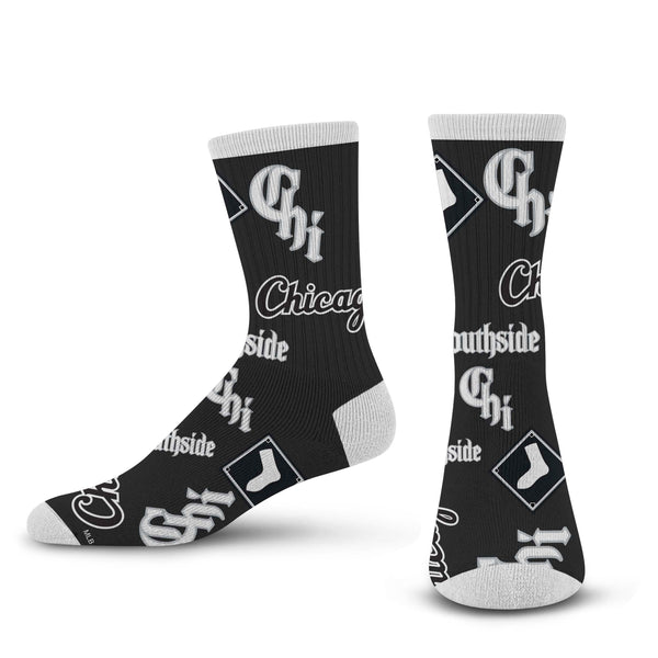 Chicago White Sox End To End City Connect Socks - Clark Street Sports