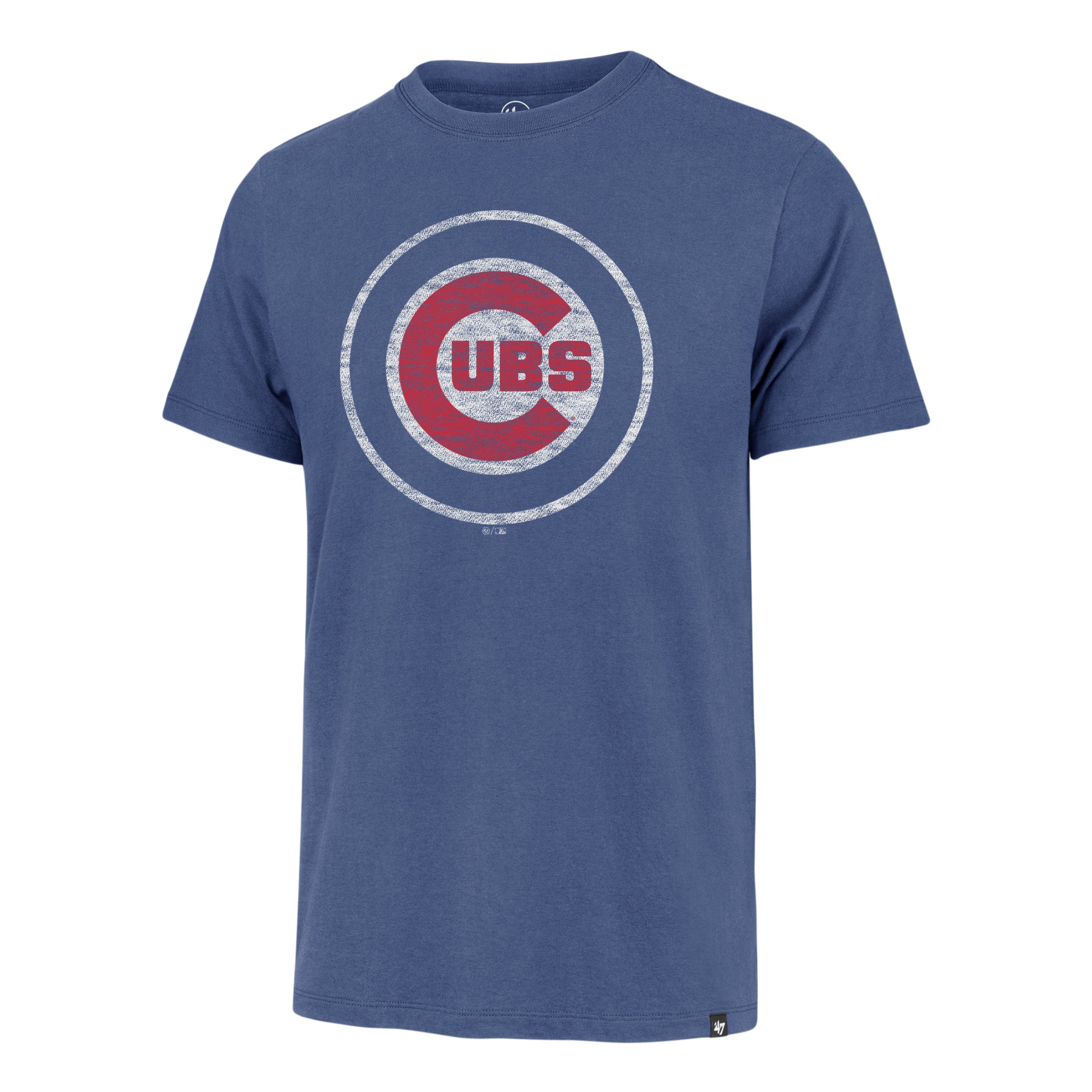 Chicago Cubs Blue Cadet Premier Franklin Bullseye T-Shirt – Clark ...