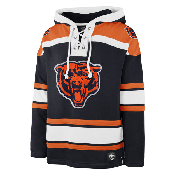 Chicago Bears Navy Superior Lacer Hoodie