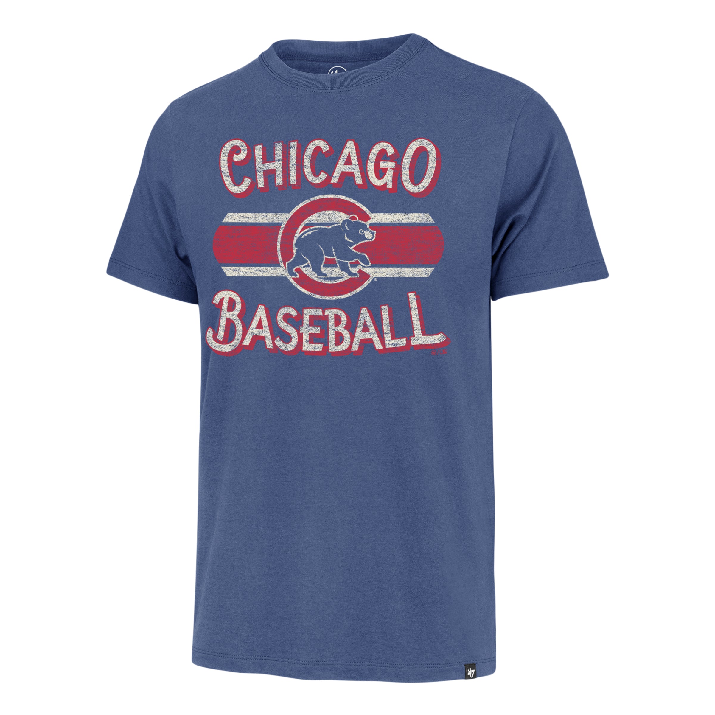 Chicago Cubs MLB Blue Red Nike Baseball Polo Shirt
