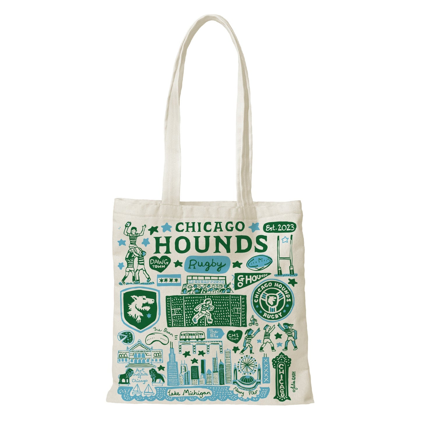 Chicago Hounds Julia Gash Tote Bag