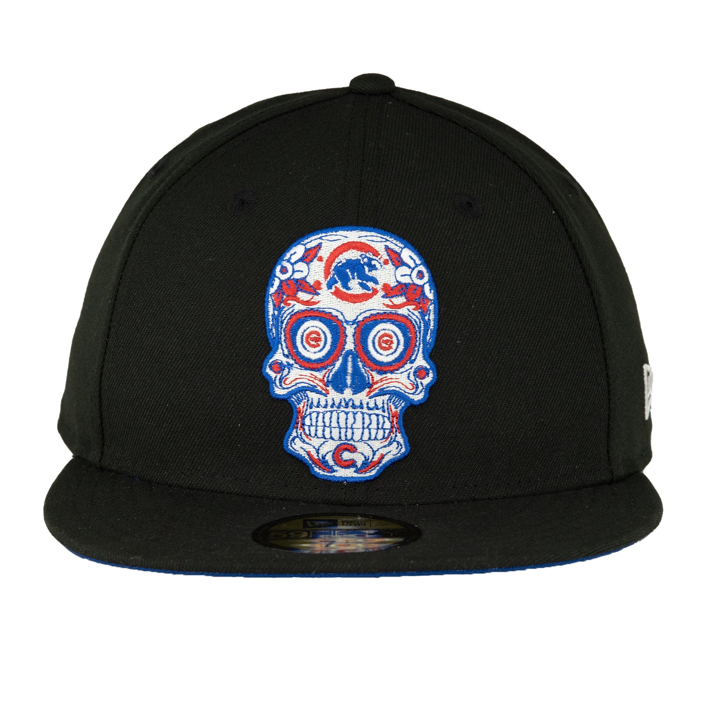 Chicago Cubs Black/Royal Sugar Skull New Era 59FIFTY Fitted Hat