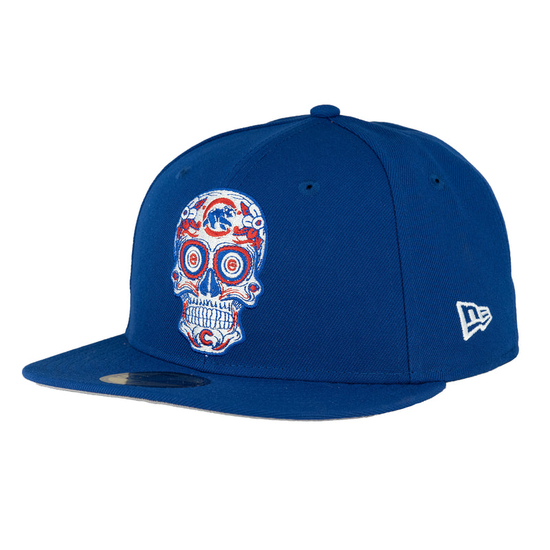 Chicago Cubs Royal Sugar Skull New Era 59FIFTY Fitted Hat