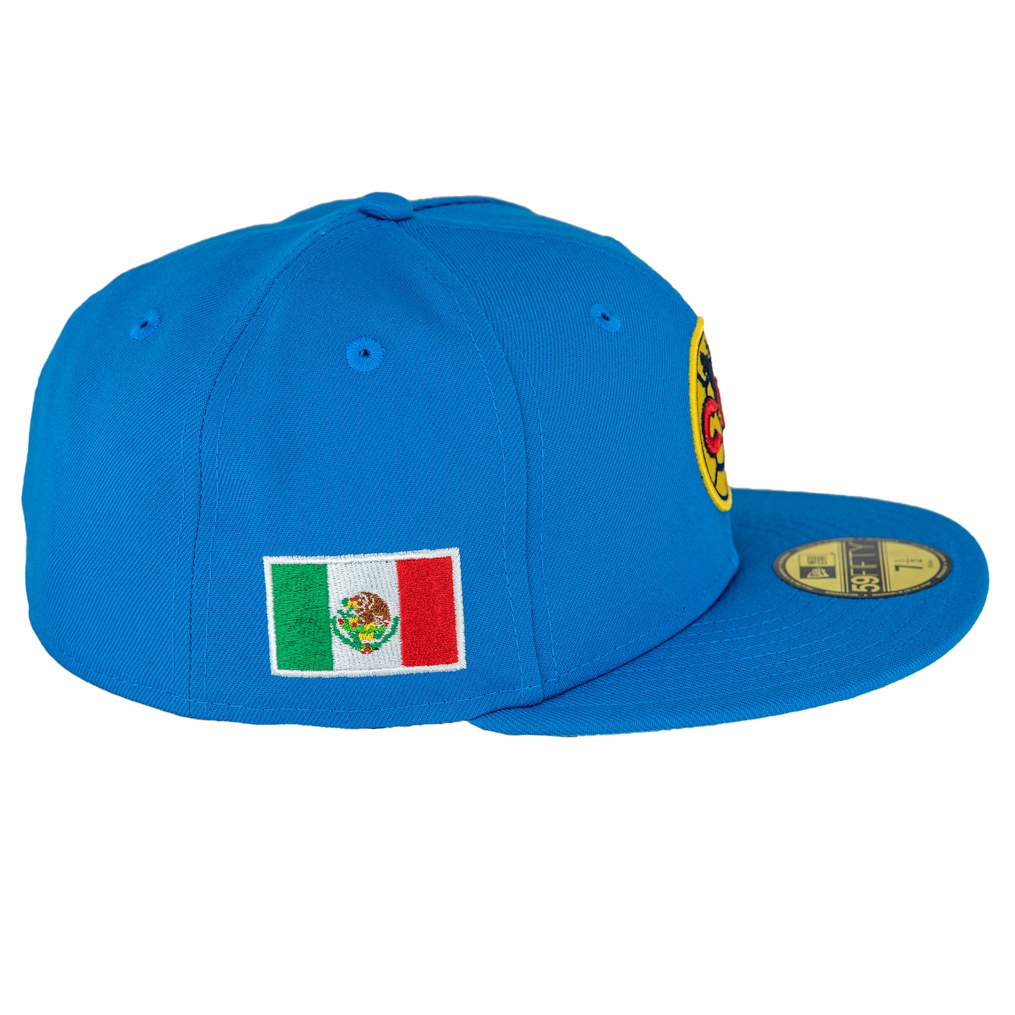 AZULITO Club America w/Mexico Patch New Era 59FIFTY Fitted Hat