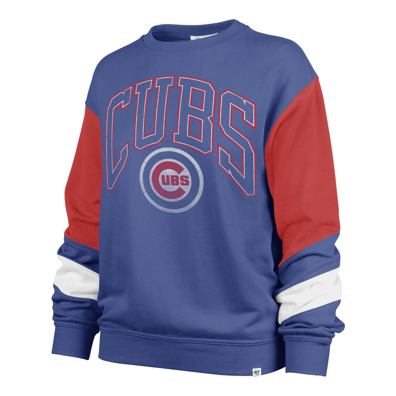 Chicago Cubs Women's '47 Double Header Nova Dorset Park Crew Sweatshirt