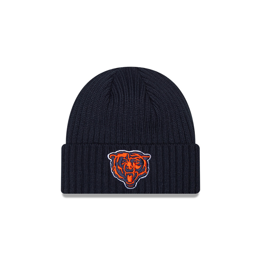 Chicago Bears Core Classic Navy Bearhead Cuffed Knit Hat