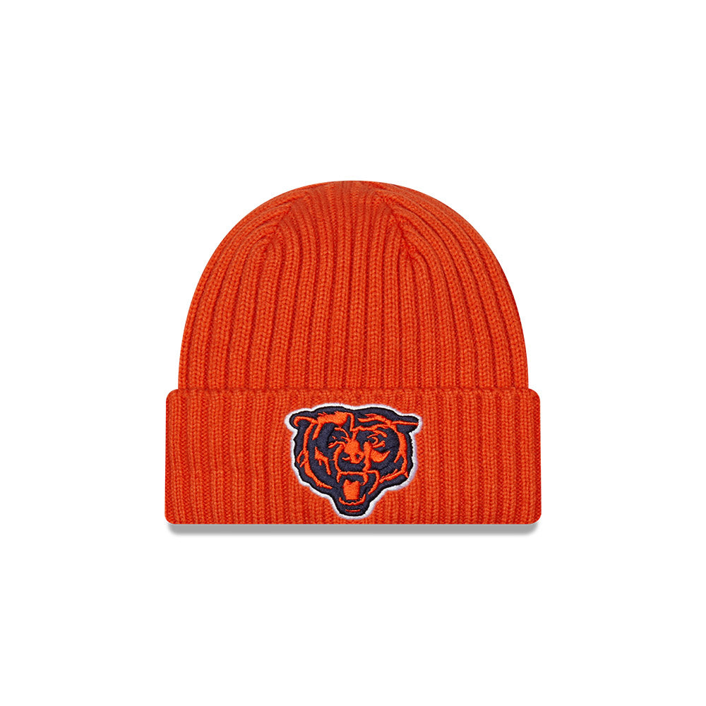 Chicago Bears Orange Bearhead Core Classic Cuffed Knit Hat