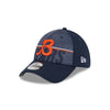 Chicago Bears 2023 NFL Training Camp Alternate Logo Navy New Era 39THIRTY Flex Fit Hat