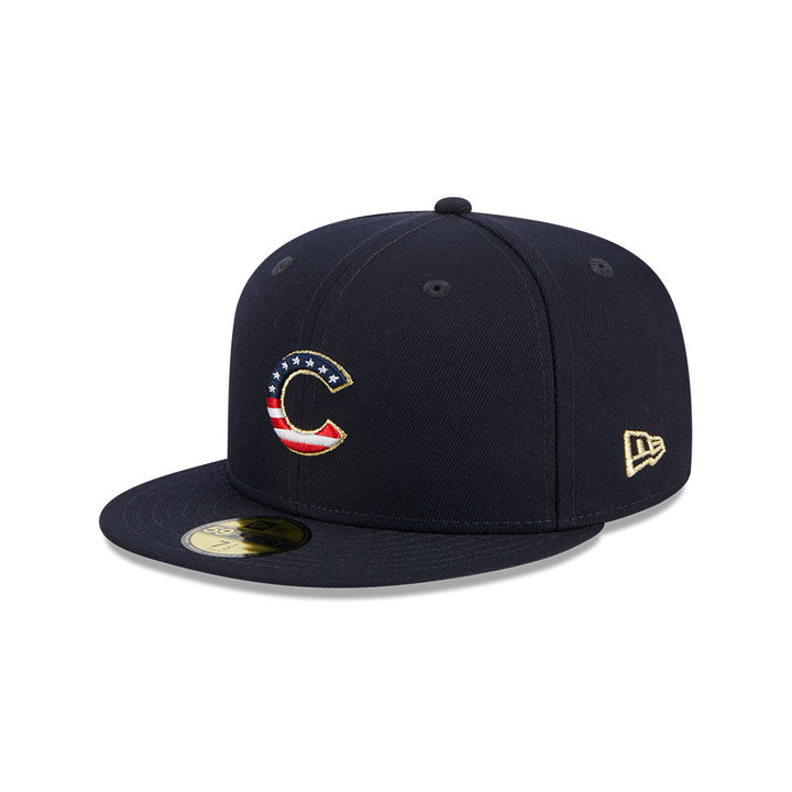 2023 Navy 4th of July New Era 59FIFTY Fitted Hat 7 1/4