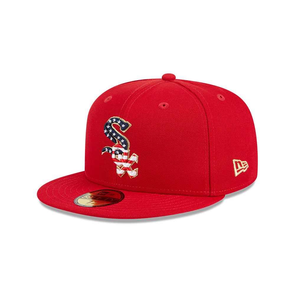 Chicago White Sox 2023 Red 4th Of July New Era 59FIFTY Fitted Hat