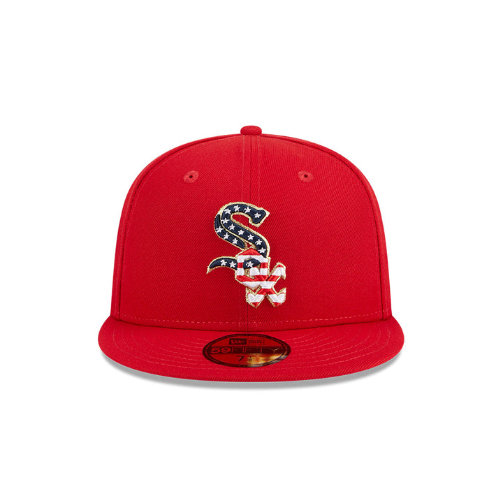 Chicago White Sox 2023 Red 4th Of July New Era 59FIFTY Fitted Hat