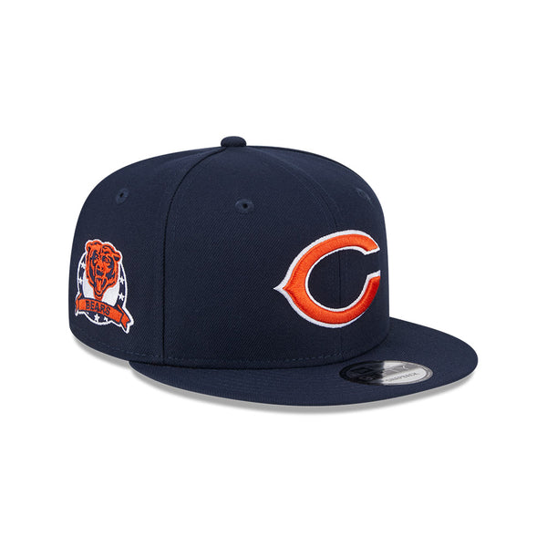 Men's New Era Navy Chicago Bears 2023 NFL Training Camp Alternate Logo  9FIFTY Snapback Hat