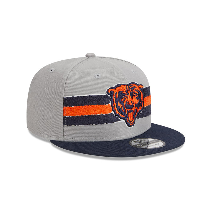 Chicago Bears Gray/Stripes Bear Logo New Era 9FIFTY Snapback Hat - Clark  Street Sports