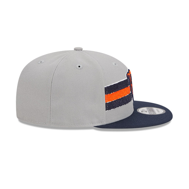 Chicago Bears Gray/Stripes Bear Logo New Era 9FIFTY Snapback Hat
